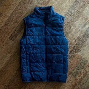 Swiss Tech Performance Gear Puffer Vest Mens Small (34-36) Blue EUC
